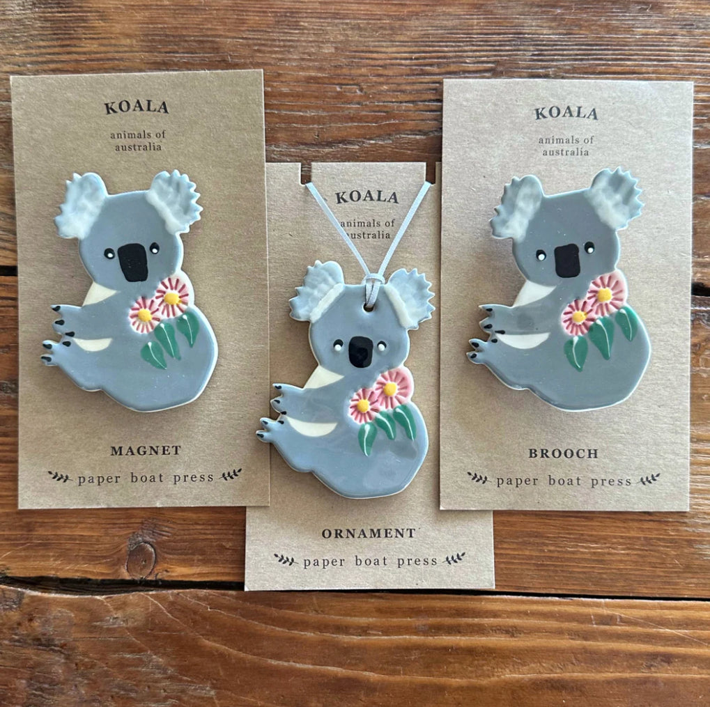 Paper Boat Press Ceramic Koala