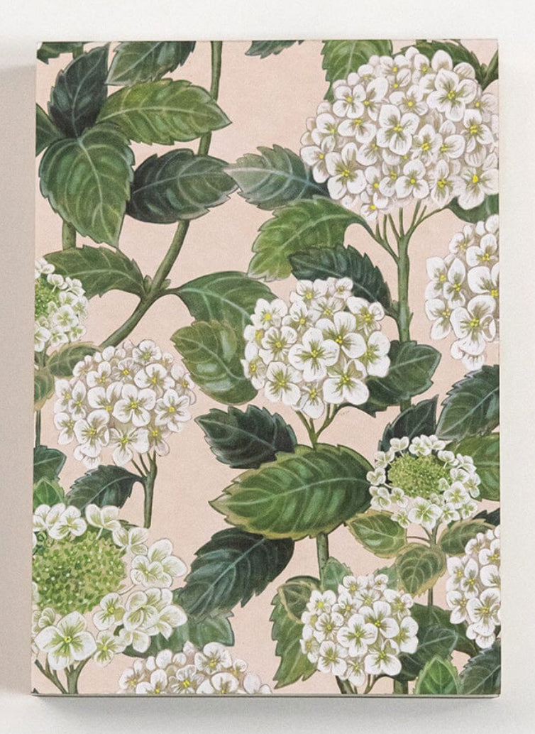 Bespoke Letterpress - Hydrangea Notepad Mini Jotter