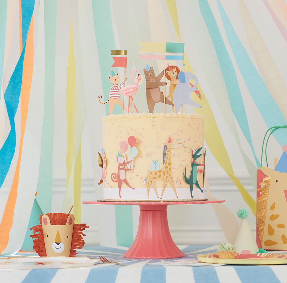 Meri Meri Animal Parade Cake Toppers