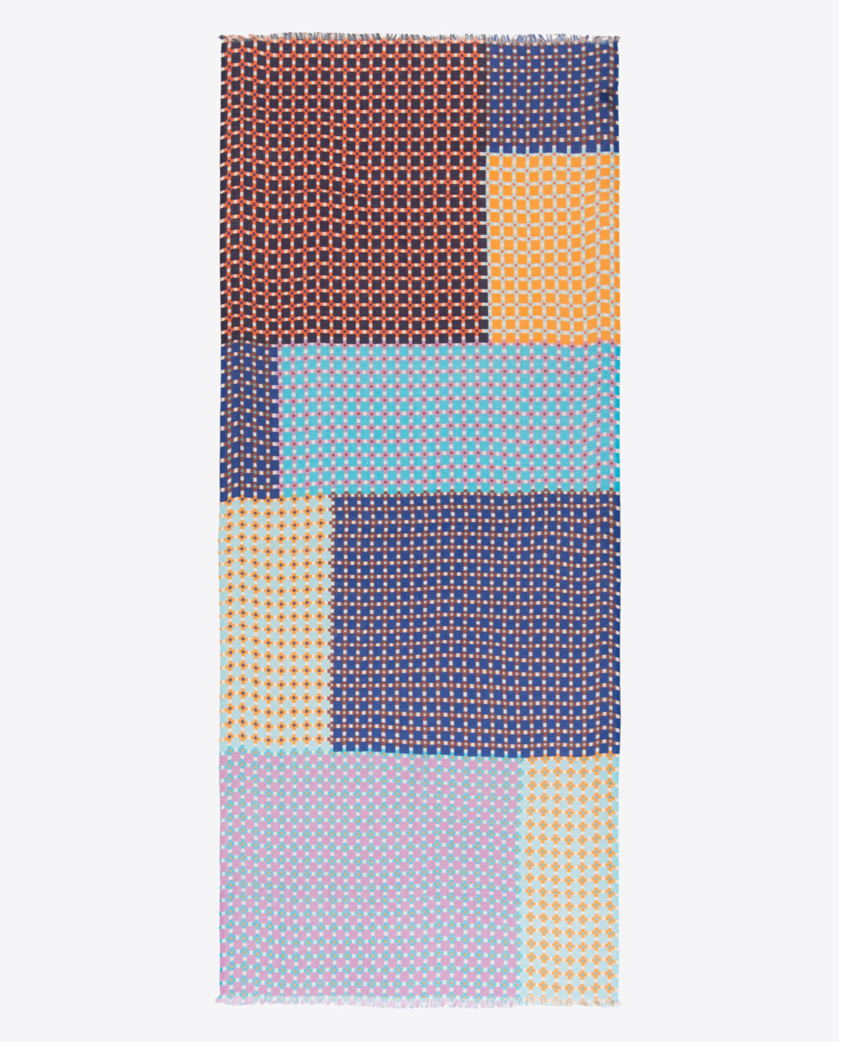 DLux Pixel Check Modal Scarf