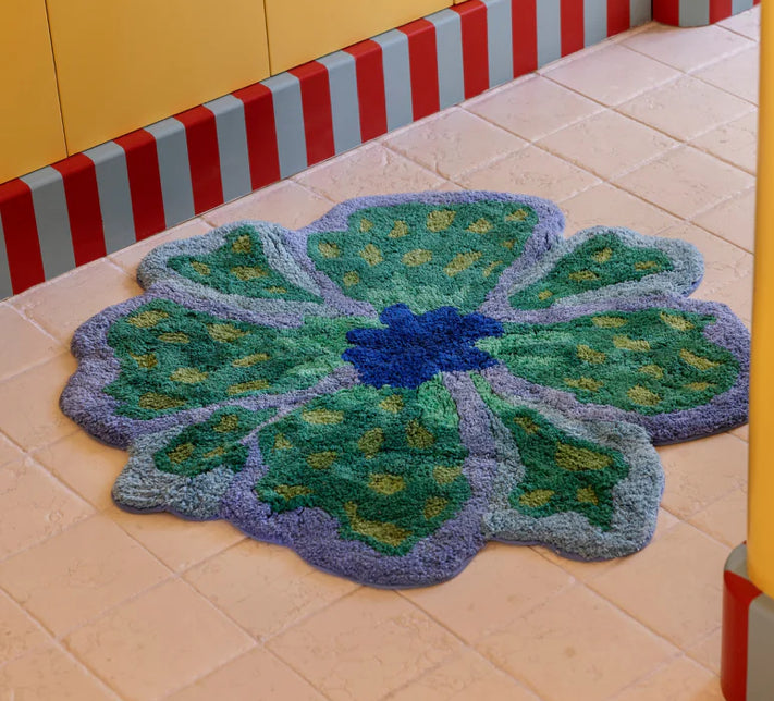 Bonnie and Neil - Flower Bath Mat