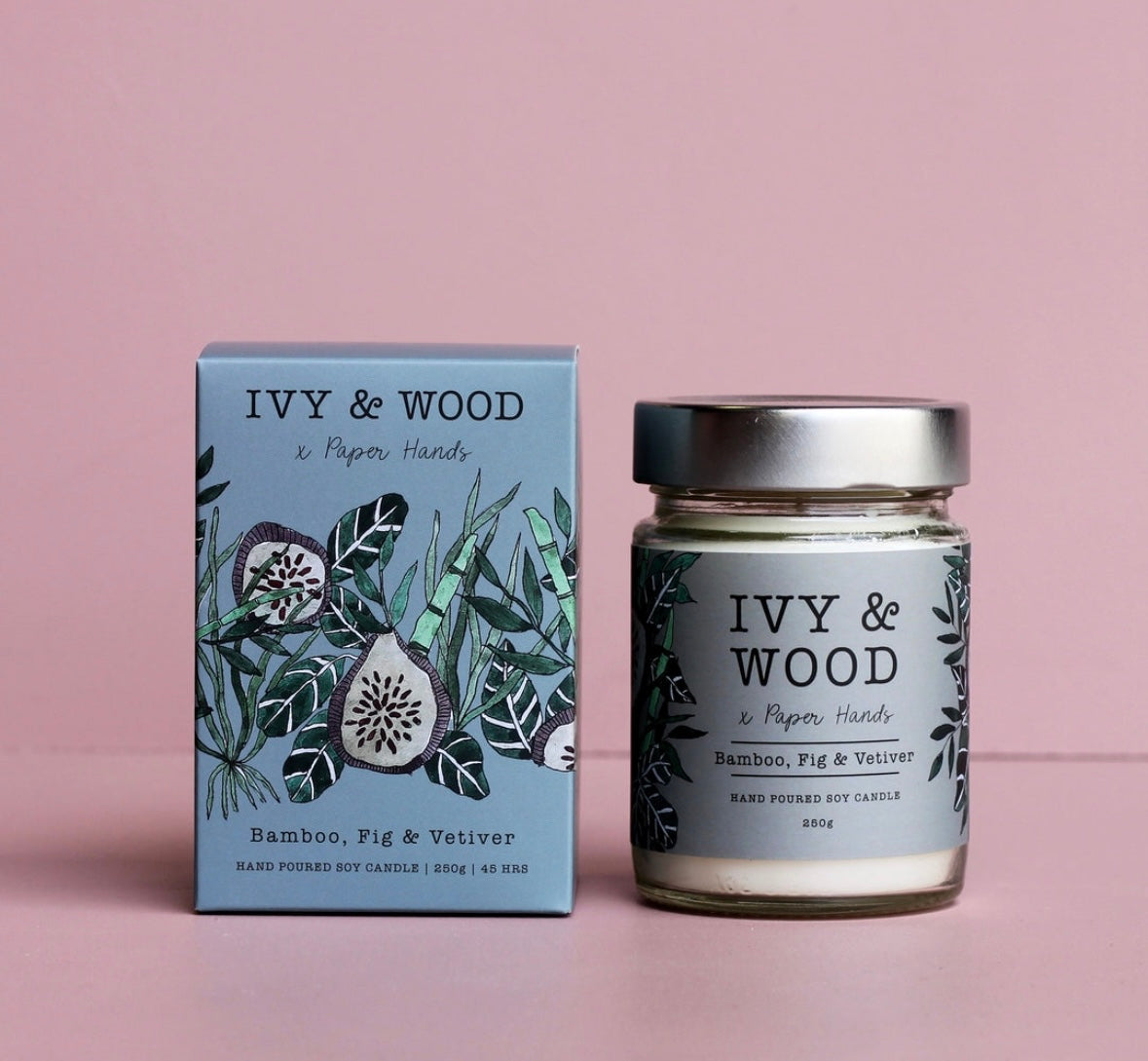 Ivy and Wood candles