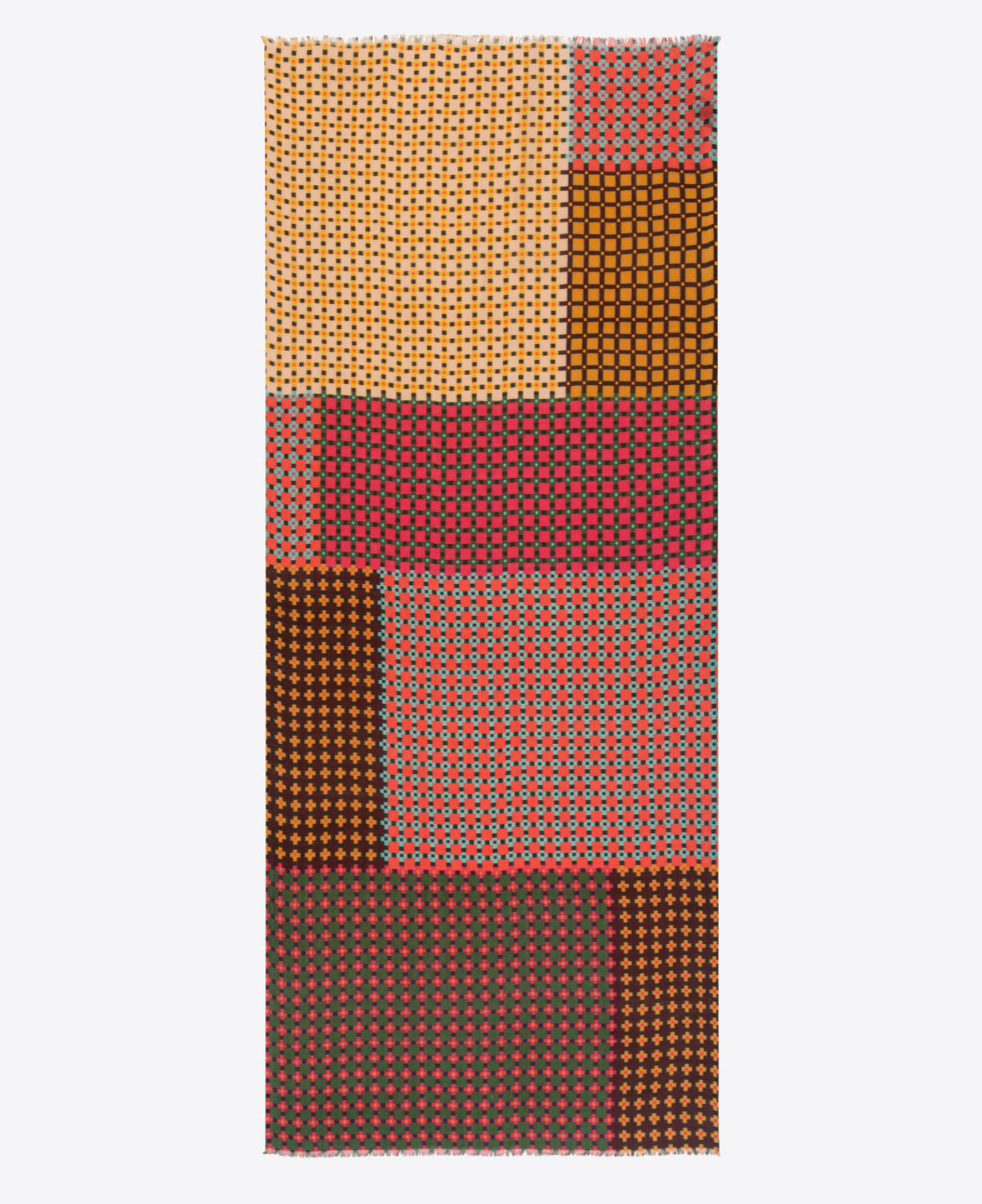DLux Pixel Check Modal Scarf