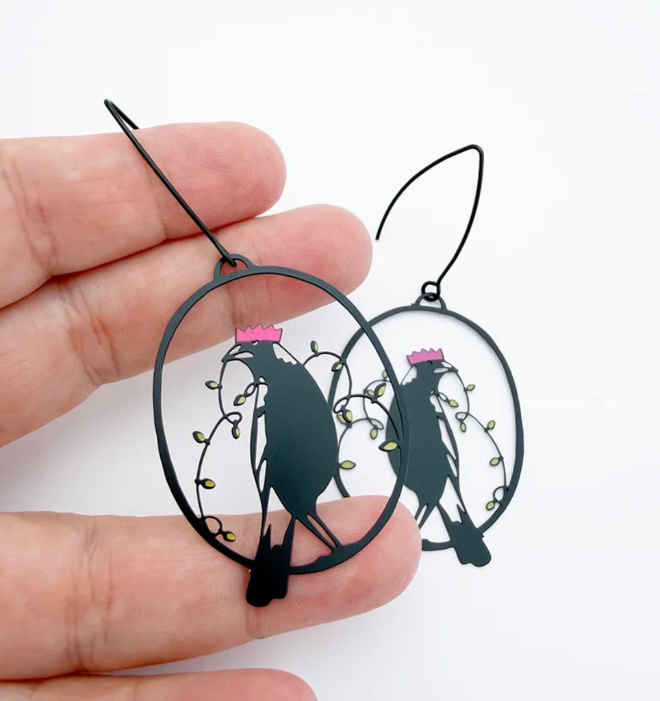 Denz earrings - Christmas Magpie