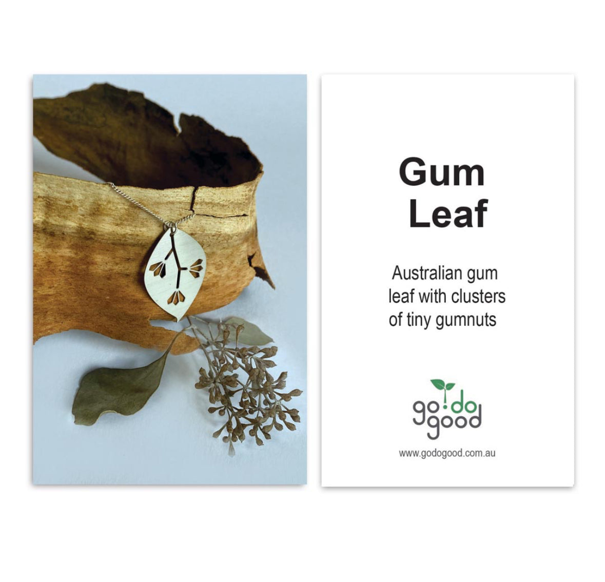Go Do Good Necklace - Gum Leaf
