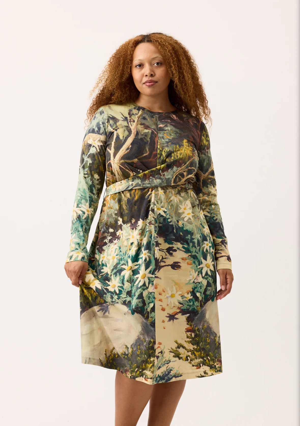 Nancybird Terra Wrap Dress - Flannel Flower