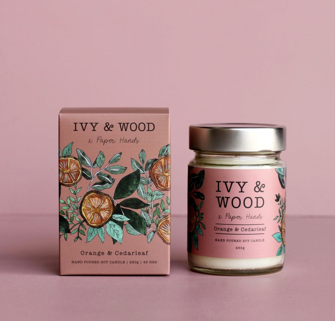 Ivy and Wood candles