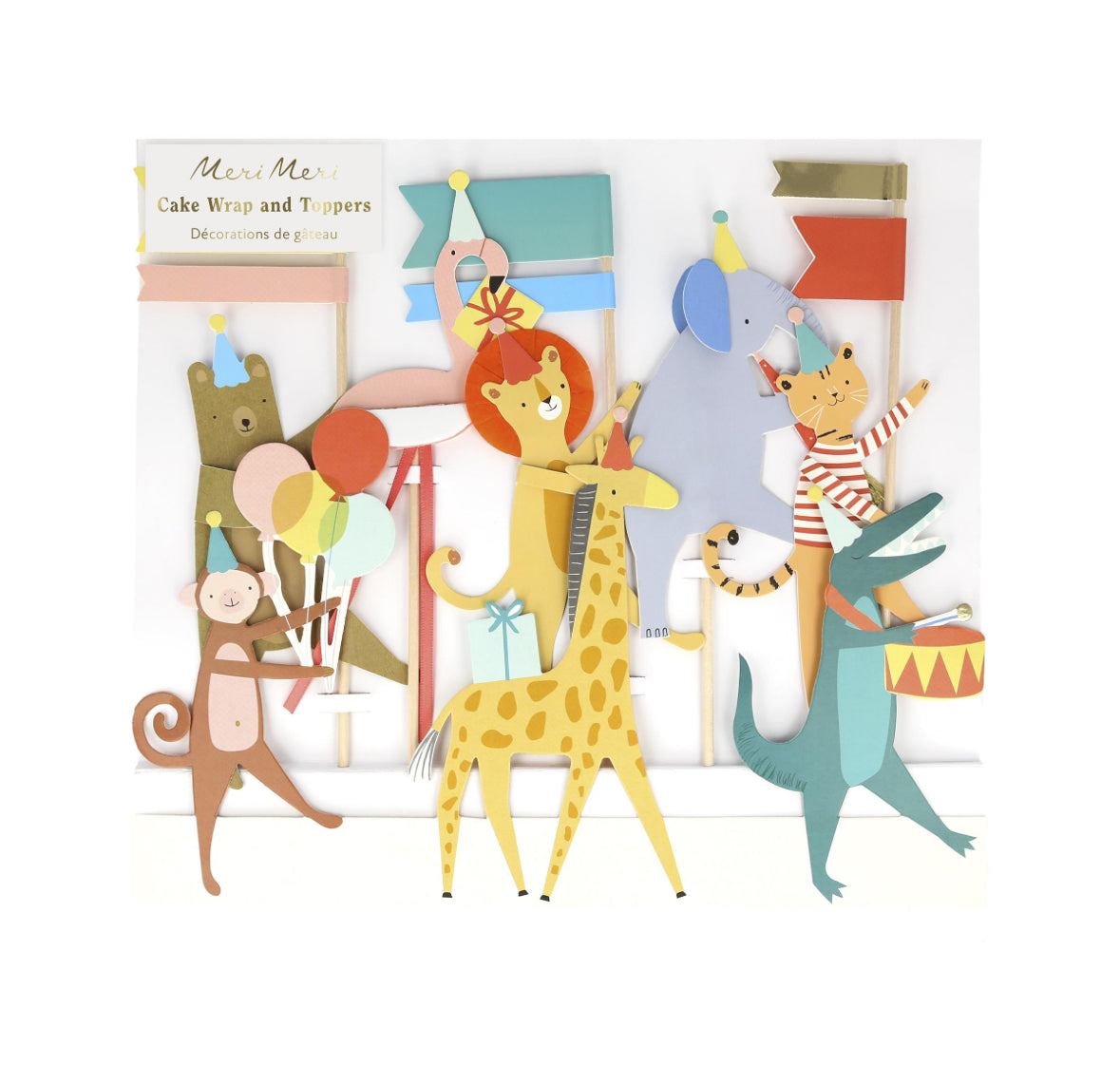 Meri Meri Animal Parade Cake Toppers