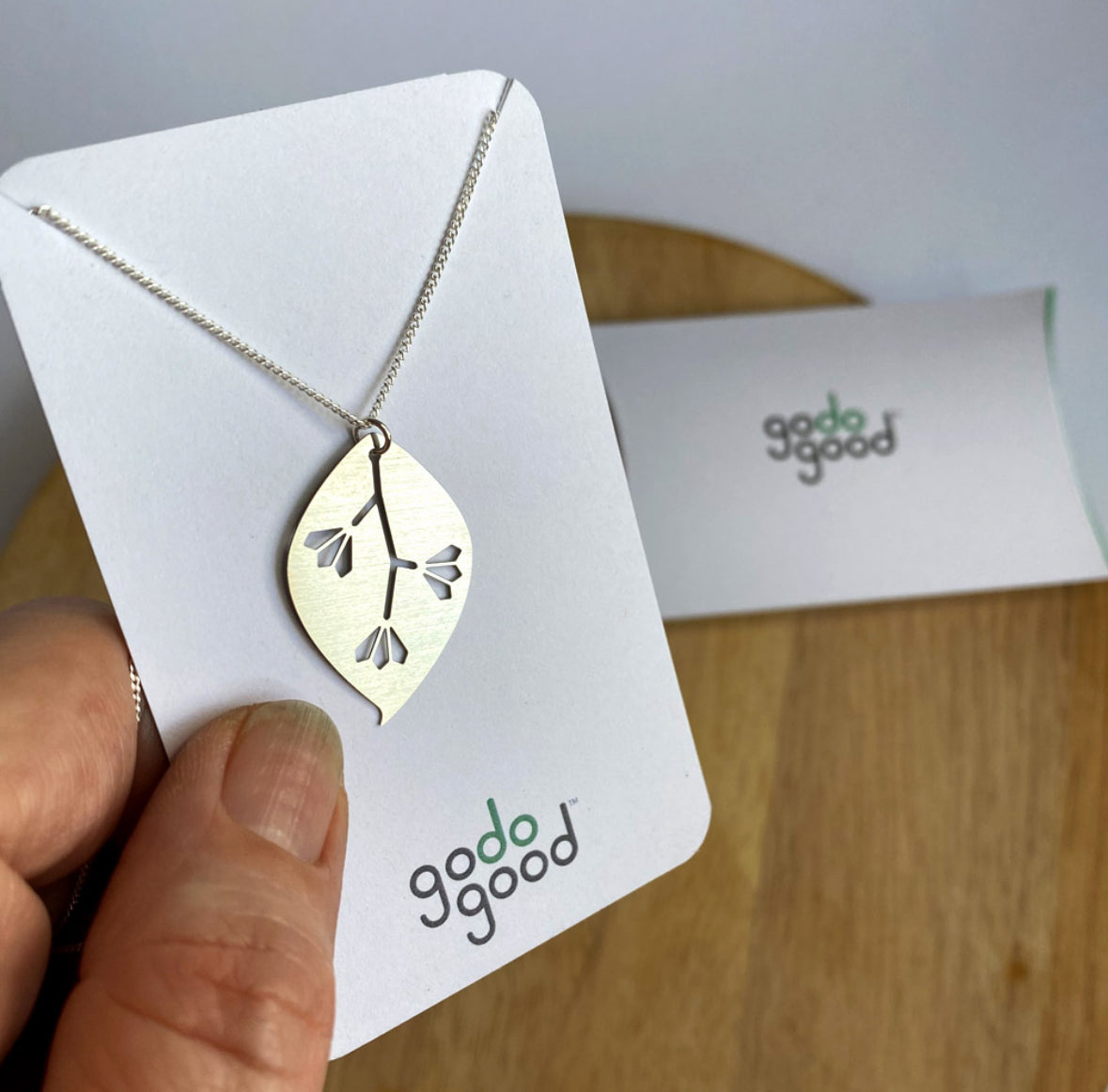 Go Do Good Necklace - Gum Leaf