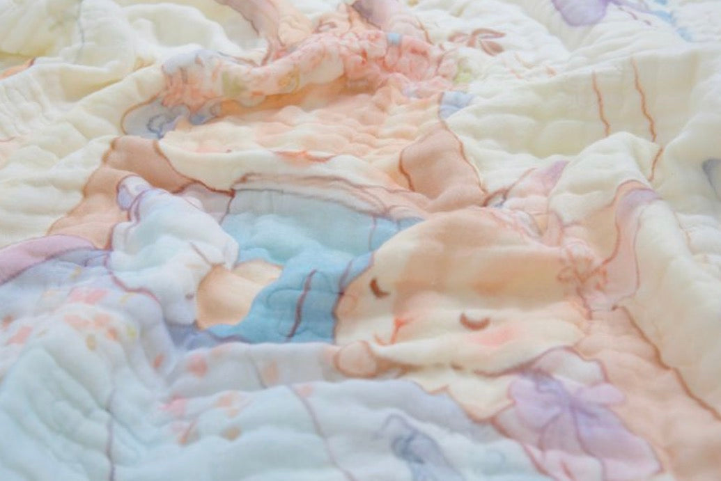 Bunny Tales Bamboo Cotton Blanket