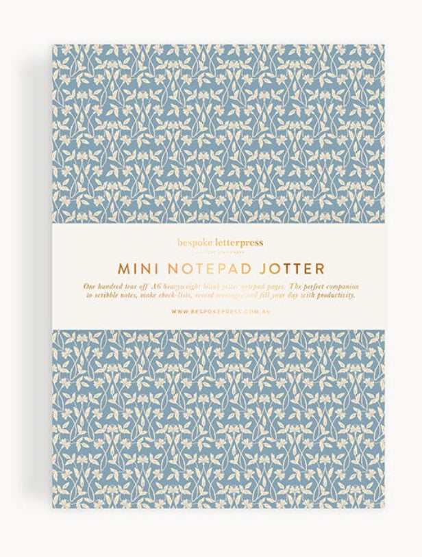 Bespoke Letterpress - Frost Bramble Notepad Mini Jotter