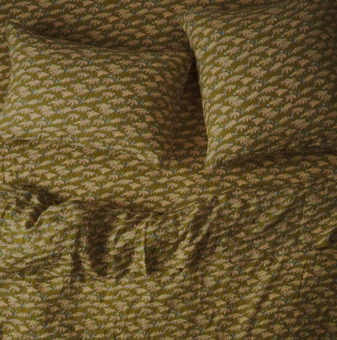 Sage and Clare - Hayle Linen Flat Sheet