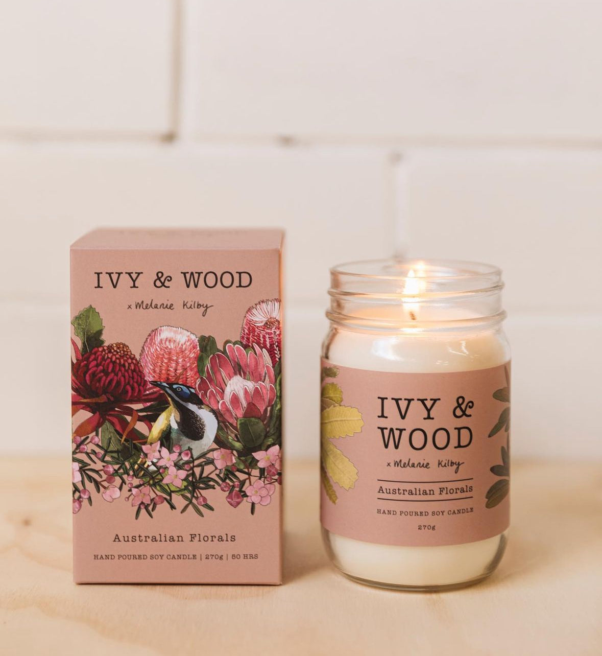 Ivy and Wood candles