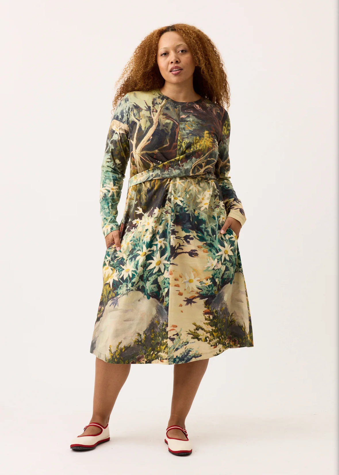 Nancybird Terra Wrap Dress - Flannel Flower