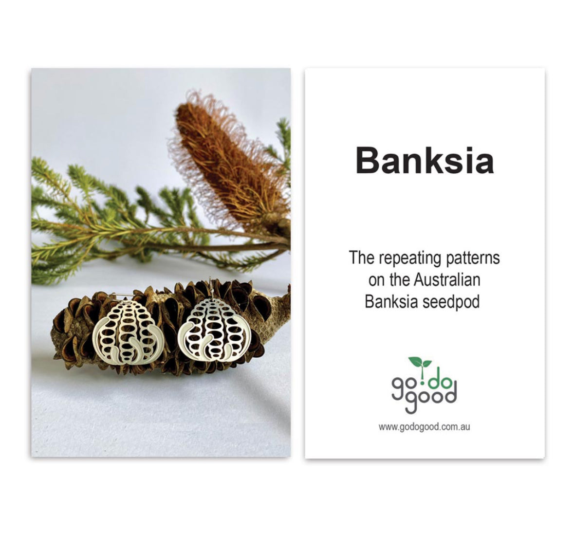 Go Do Good Earrings - Banksia