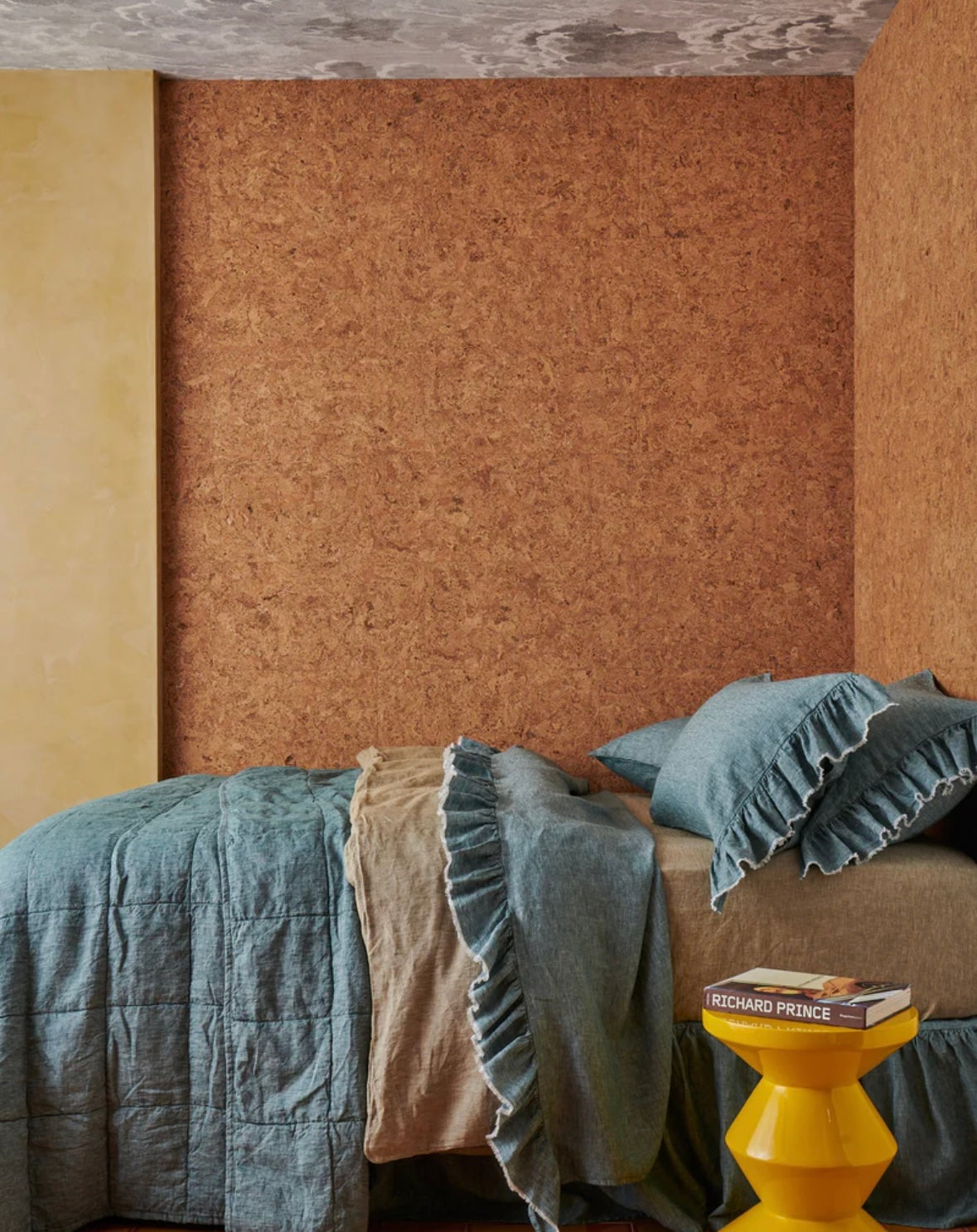 Society of Wanderers - Moss Linen Quilt Cover