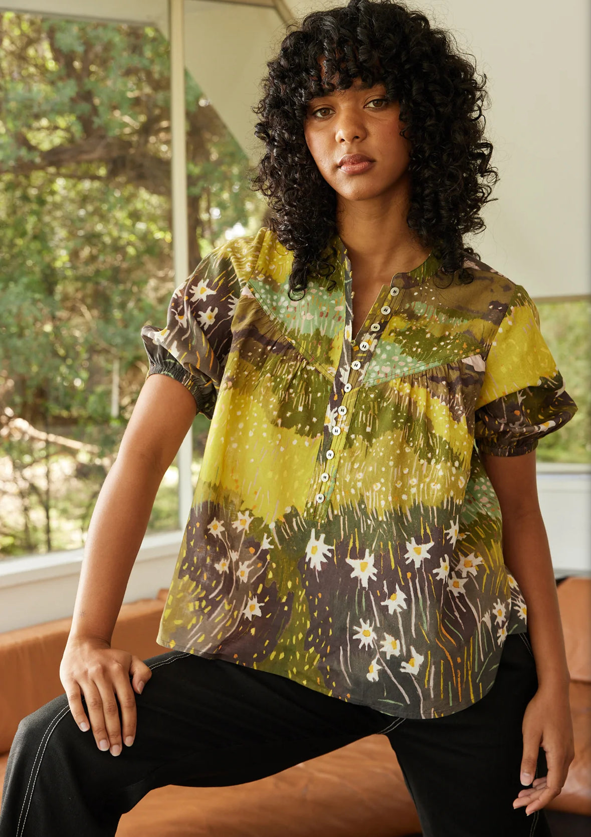 Sierra Blouse - Daisy Field