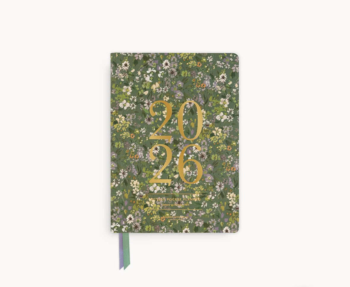 Bespoke 2026 Pocket Planner - Summer Perennials
