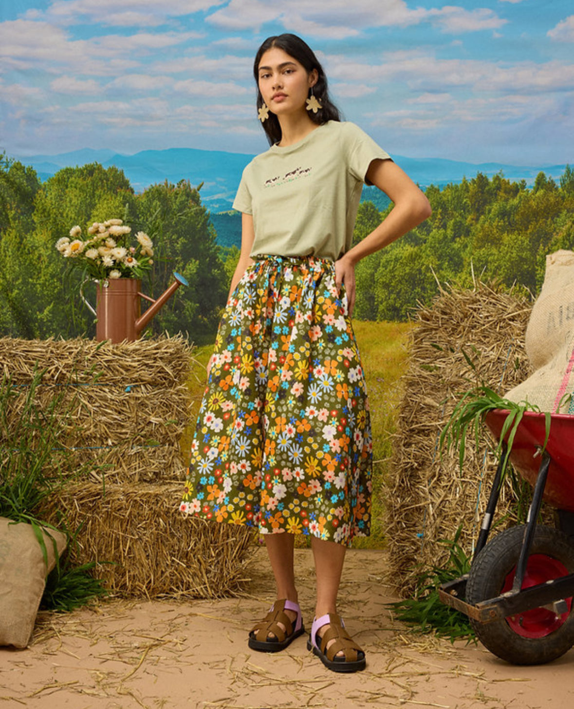 Togetherness Anise Skirt - Honey Meadow
