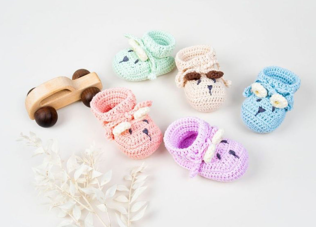 DLux Baby Tilly Bear Bootees