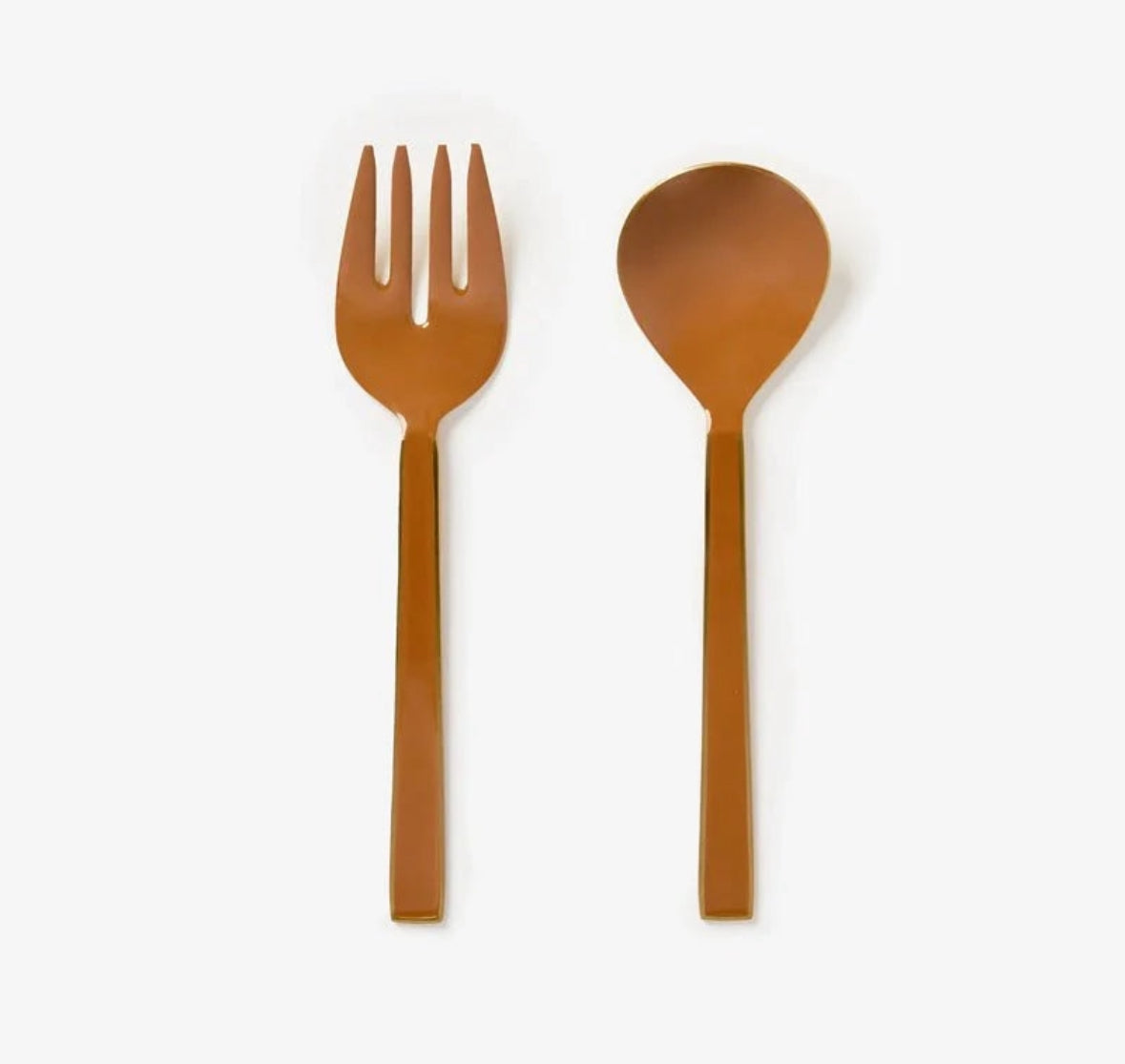 Bonnie and Neil Enamel Salad Servers