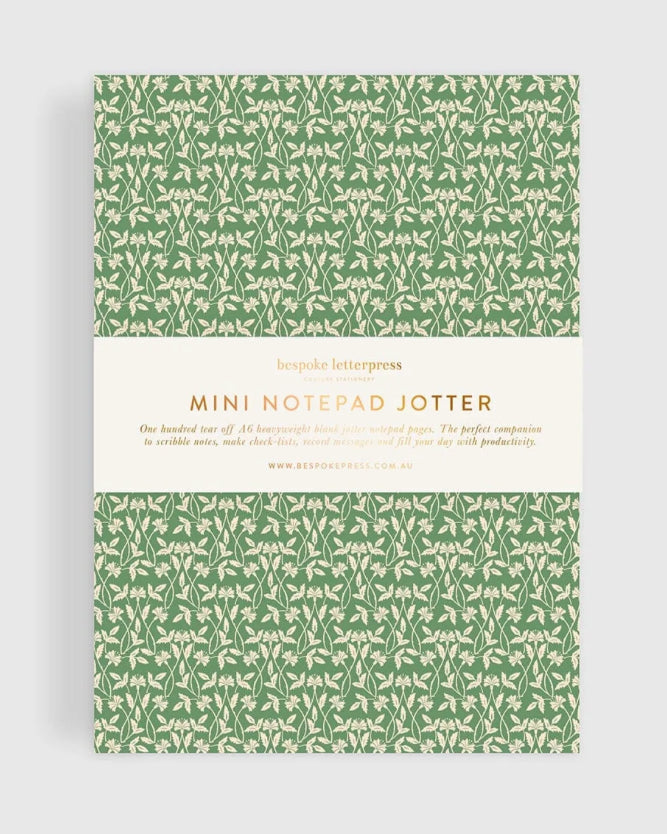 Bespoke Letterpress - Finch Bramble Notepad Mini Jotter
