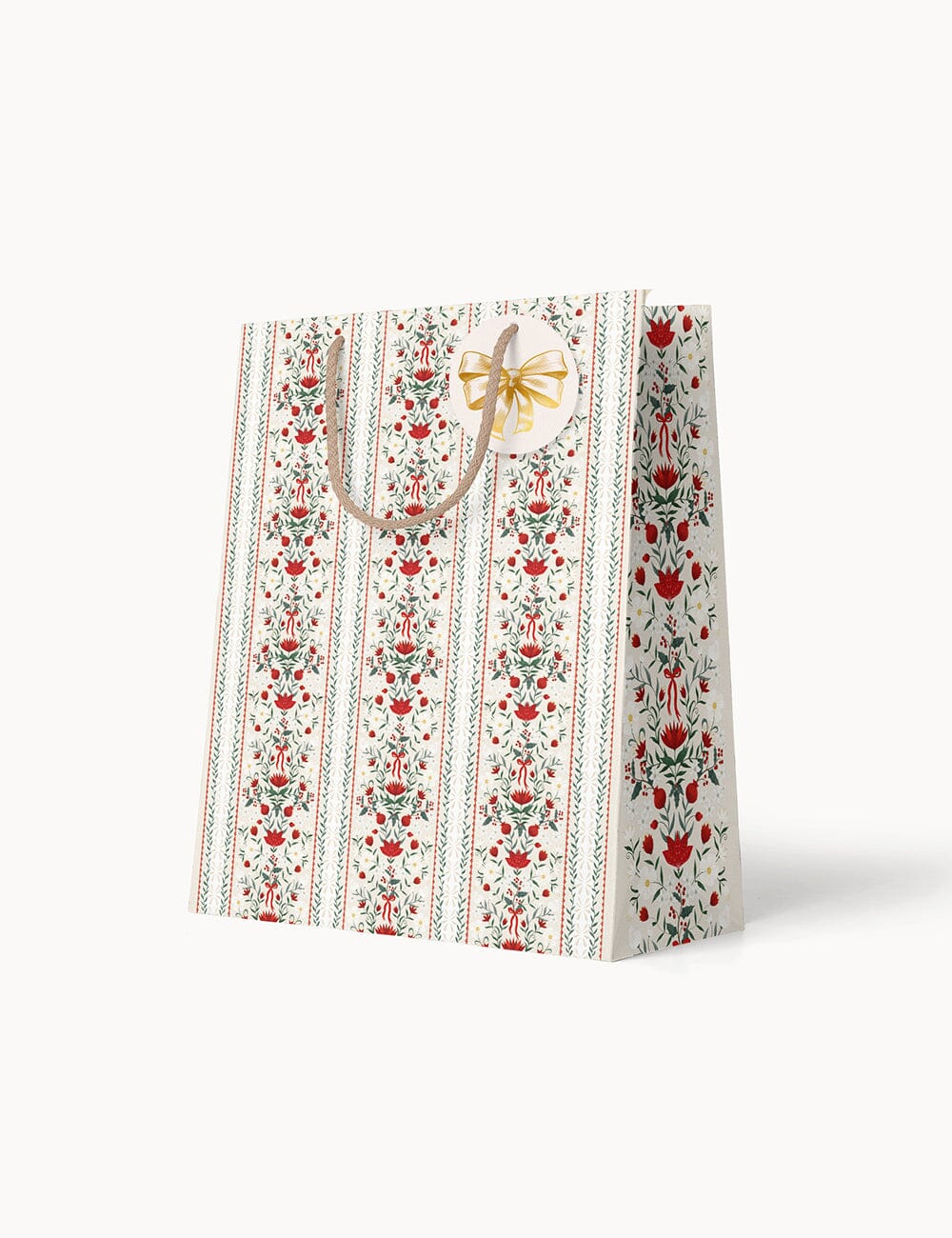 Bespoke Small Gift Bag - Festive Florals