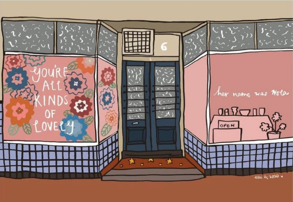 'her name was Nola' gift card