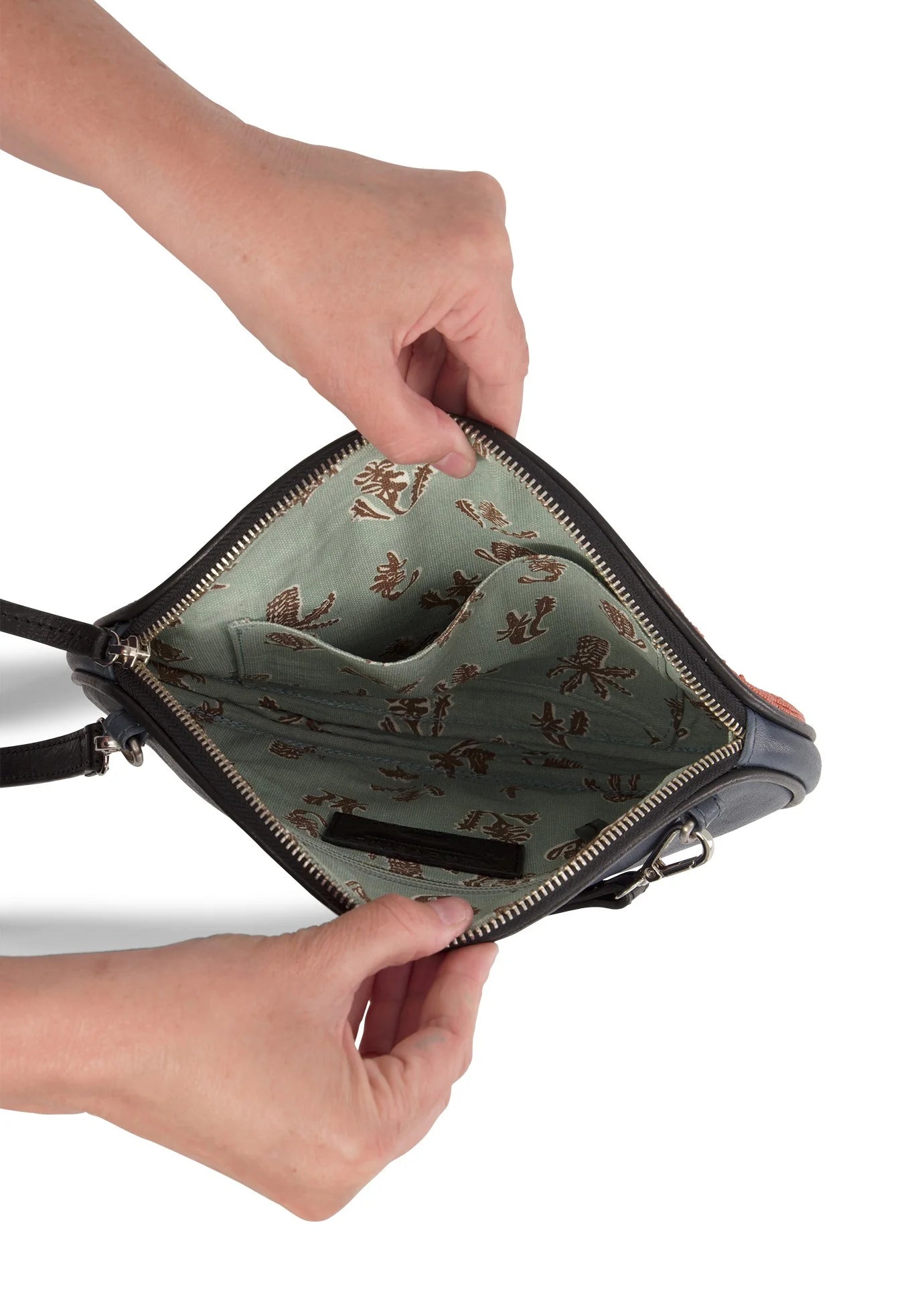 Nancybird beaded clutch with shoulder strap