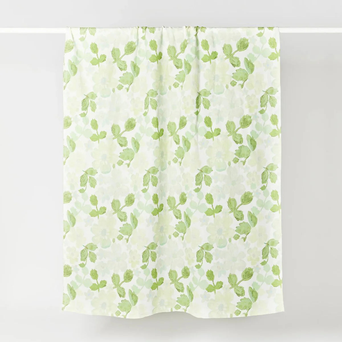 Bonnie and Neil Mini Green Pastel Floral Green Tablecloth