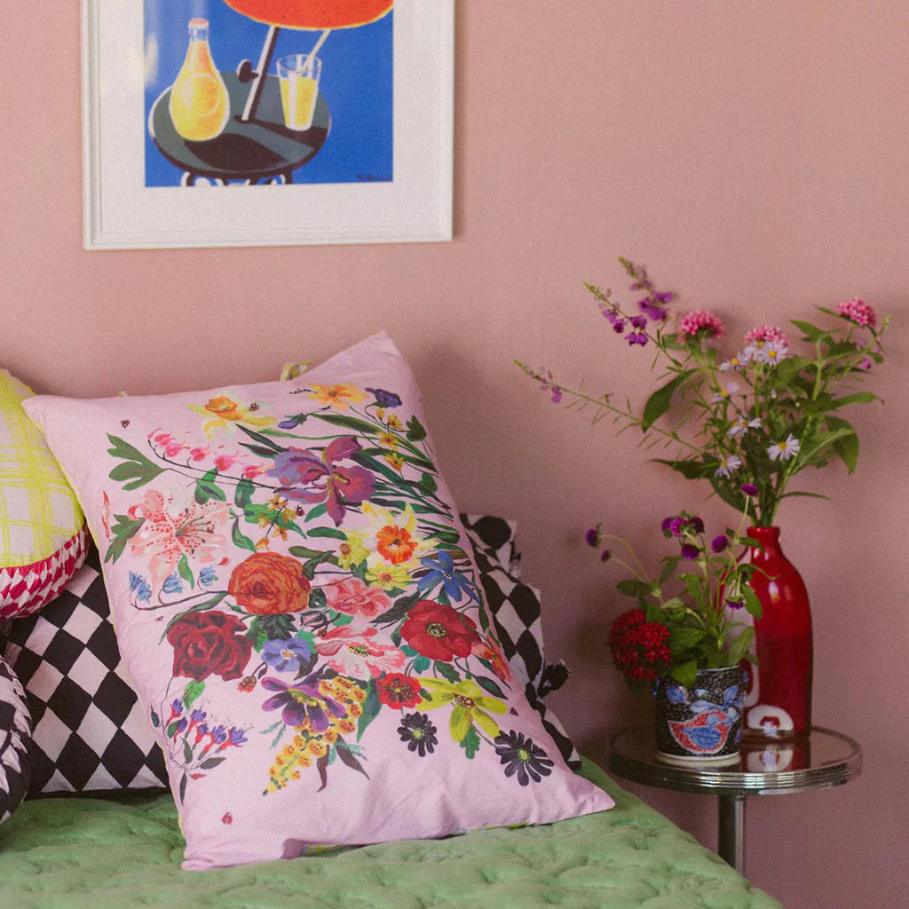 Nathalie Lete X Lazybones standard pillowcase set