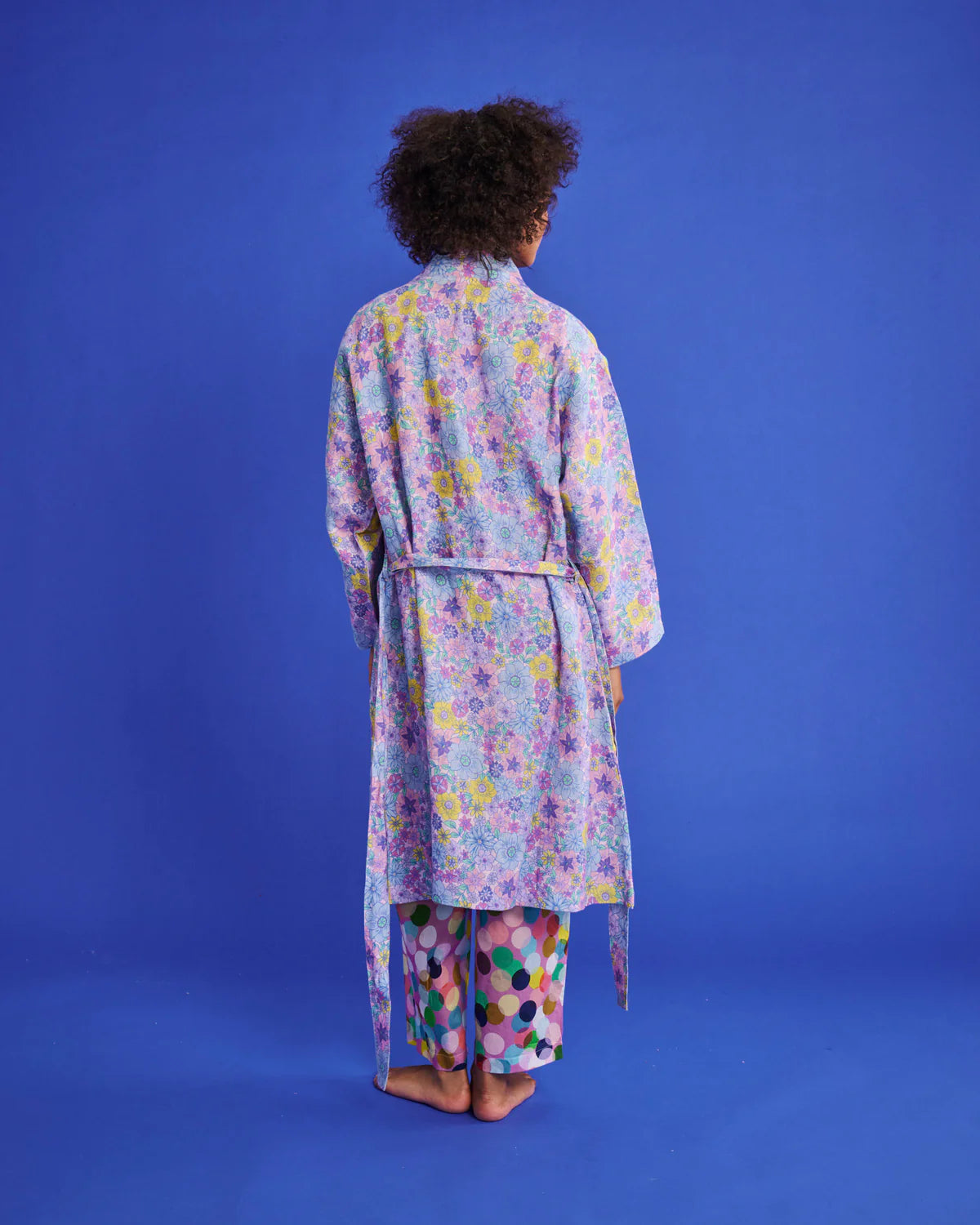 Kip and Co Linen Robe - Bunch of Blooms