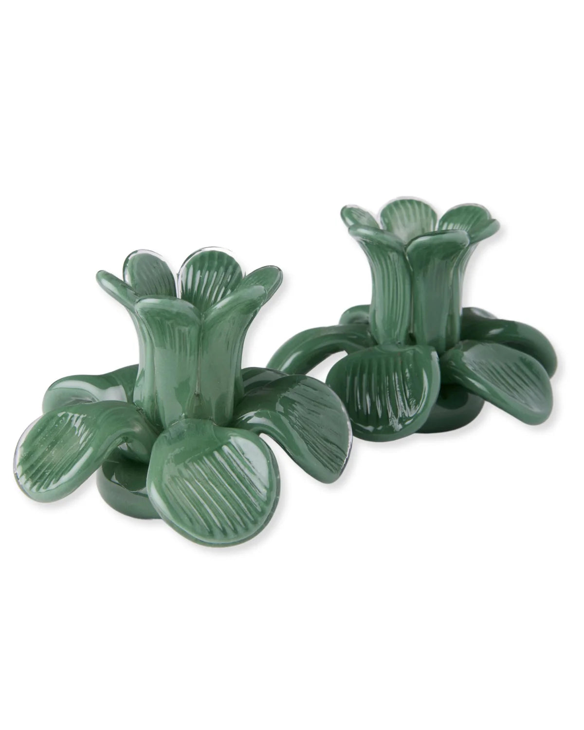 Flower Top Candle Holder - Pistachio