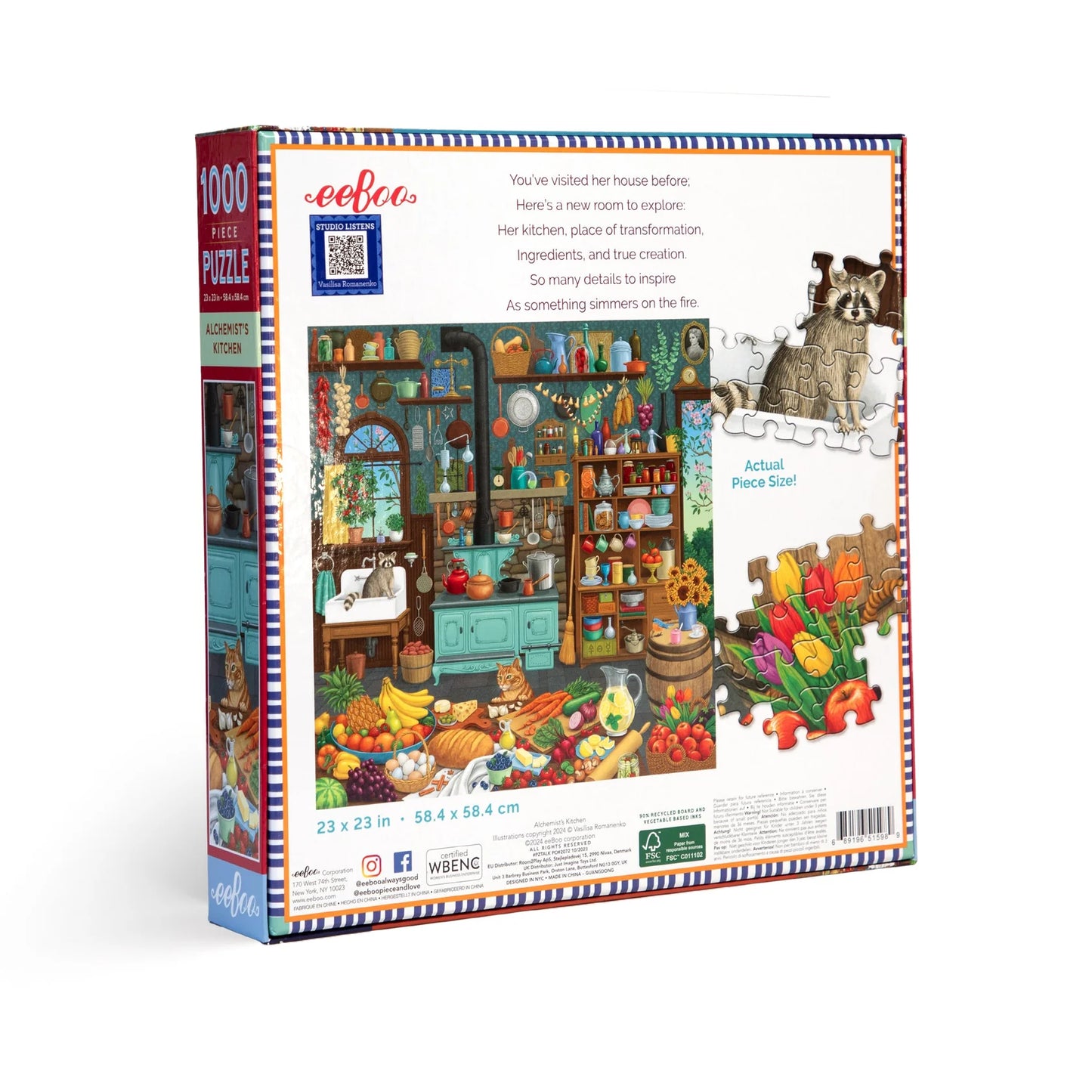 Eeboo 1000 piece puzzle - Alchemist’s Kitchen