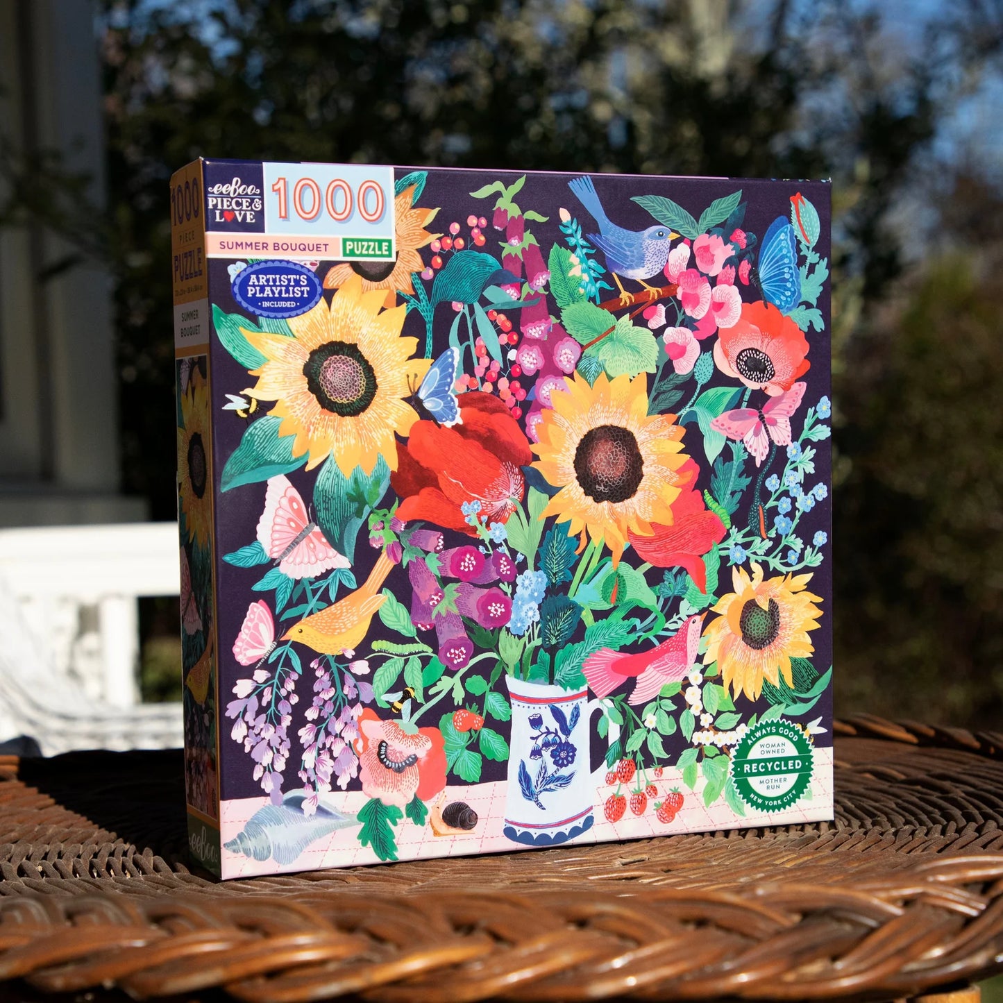 Eeboo 1000 piece puzzle - Summer Bouquet