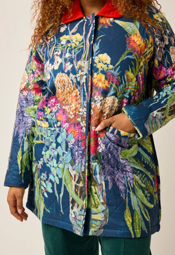 Nancybird | Flora Trench Coat | Blossom Bouquet