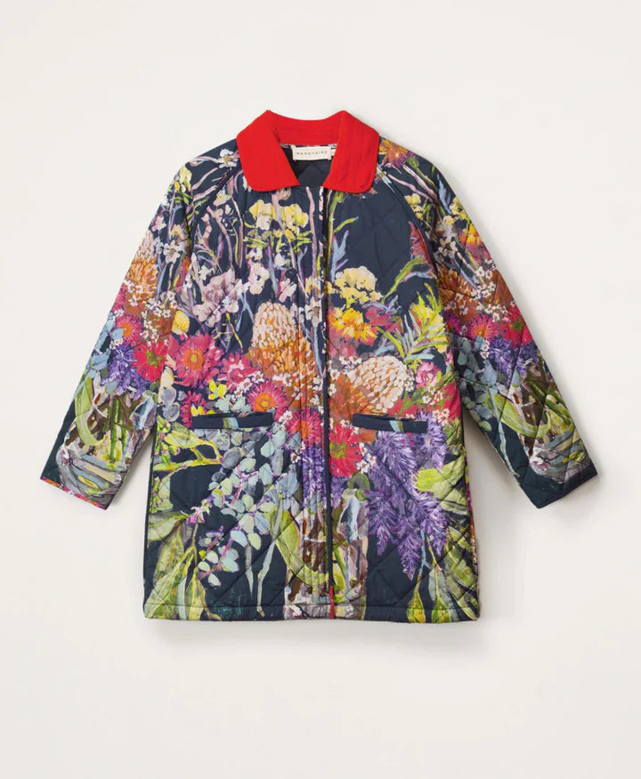 Nancybird | Flora Trench Coat | Blossom Bouquet