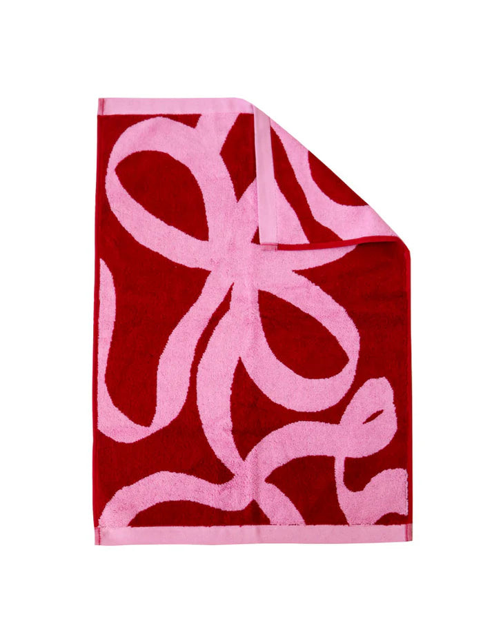 Mosey Me Ribbon Hand Towel