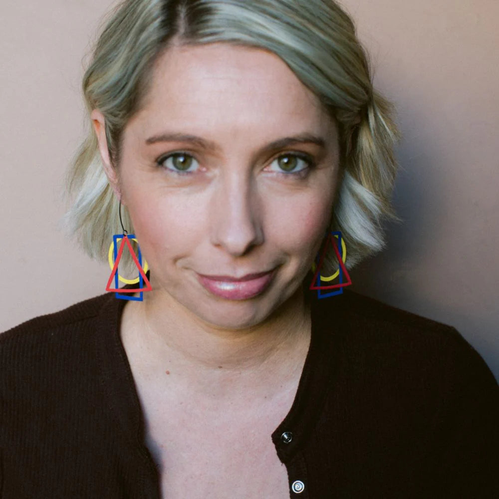 Denz earrings - Basic Shape Primary Colours