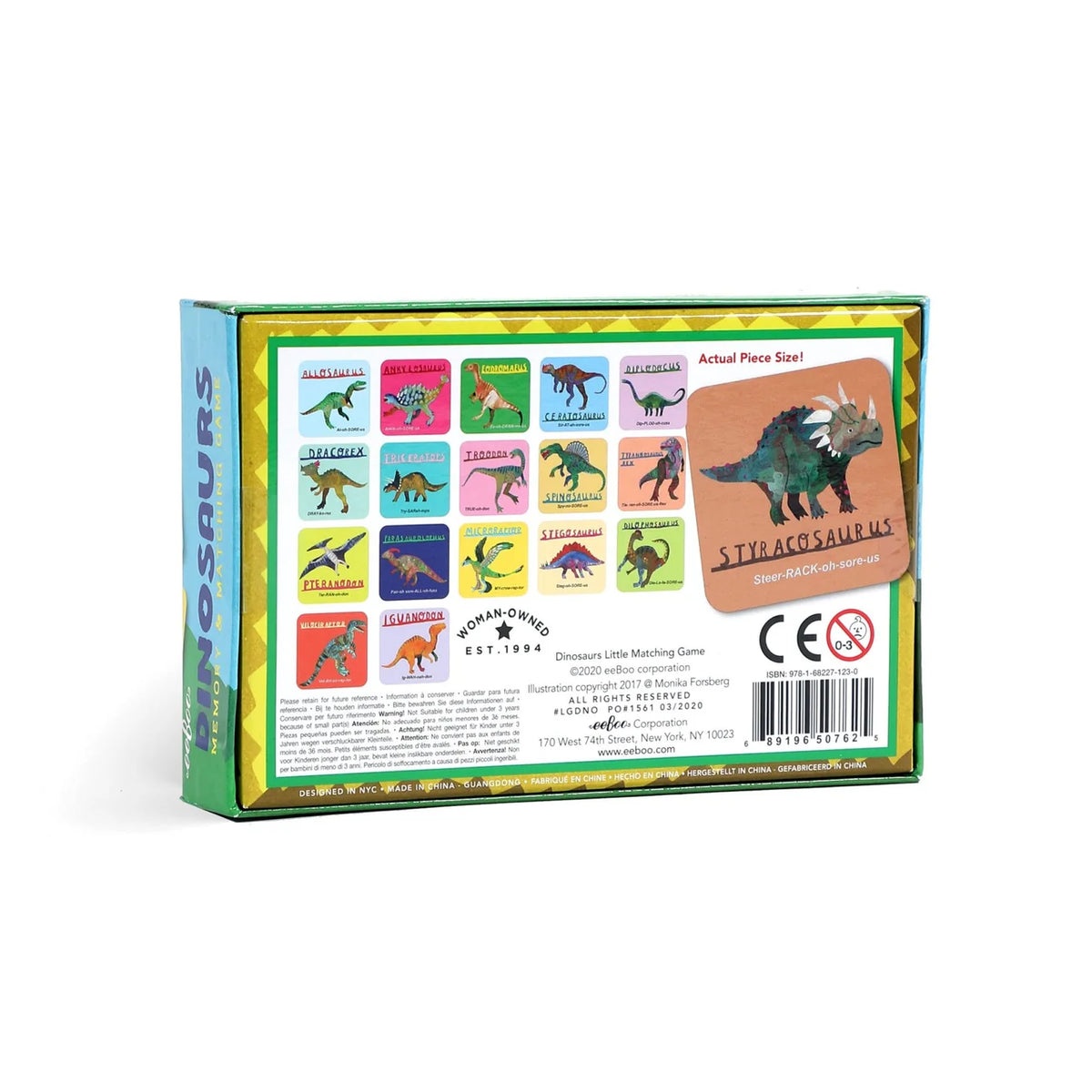 Mini Memory Game - Dinosaurs