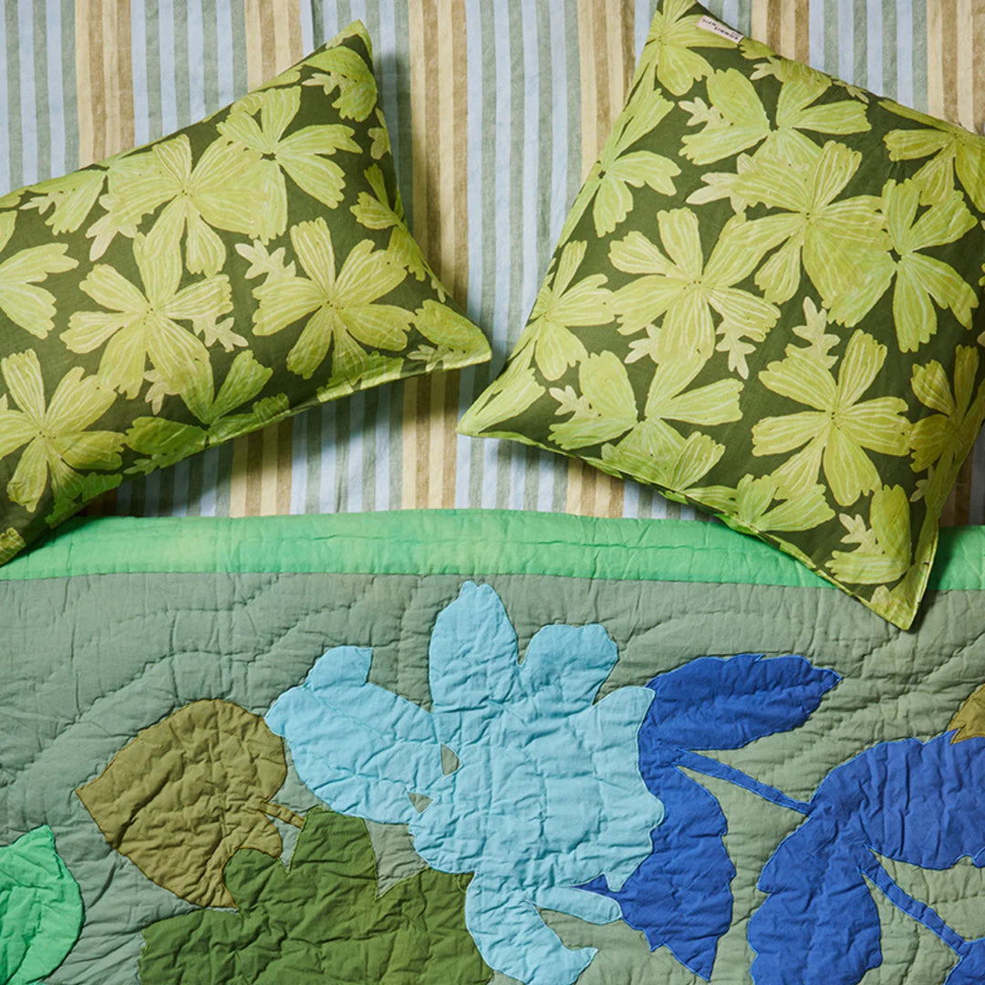 Bonnie and Neil Mave European Pillowcases