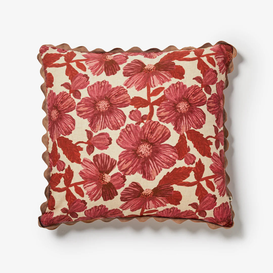 Bonnie and Neil Woodlands Rose Cushion - 60cm
