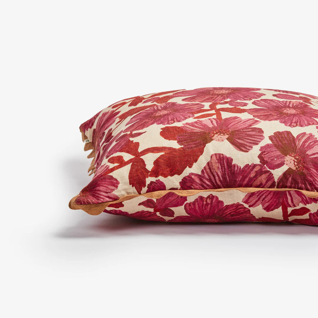 Bonnie and Neil Woodlands Rose Cushion - 60cm