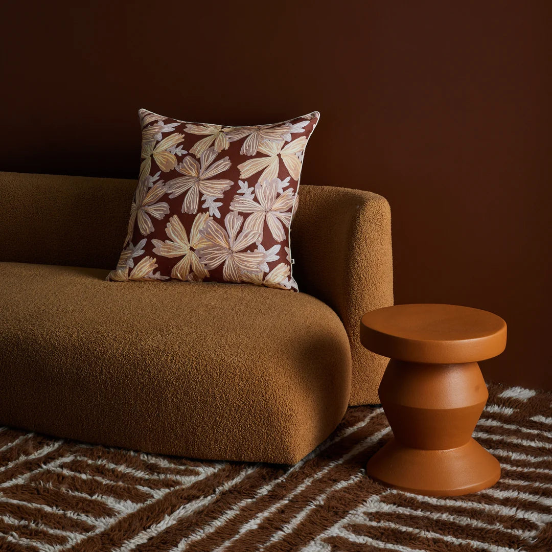 Bonnie and Neil Mave Hazelnut Cushion - 60cm