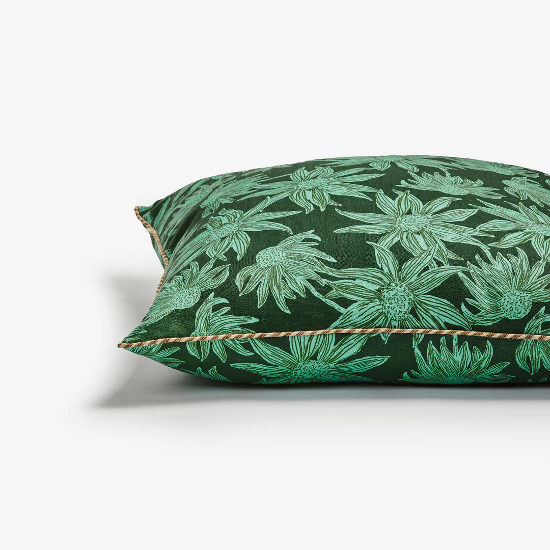 Bonnie and Neil Flannel Flower Forest Cushion - 60cm