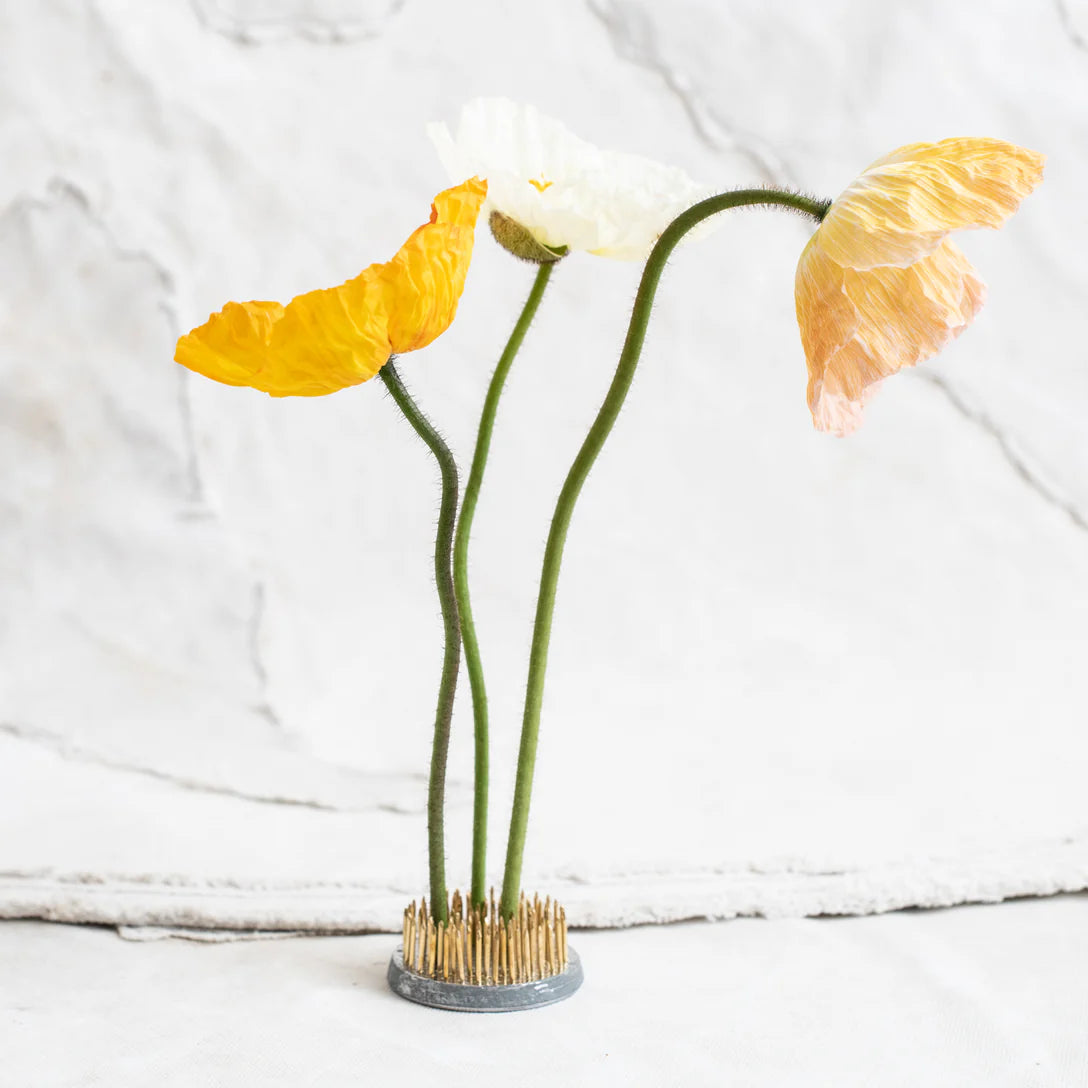Ikebana Brass Flower Frogs