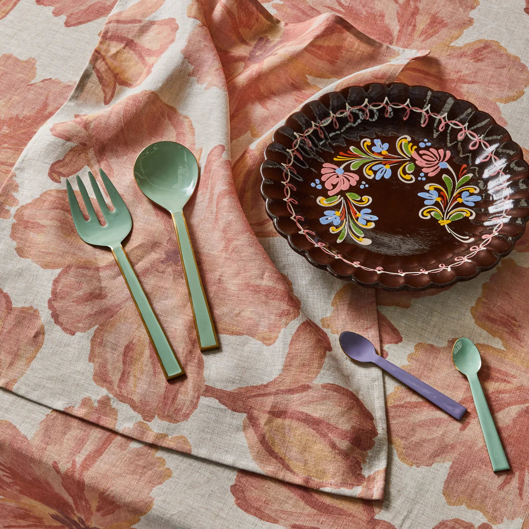 Bonnie and Neil Enamel Salad Servers
