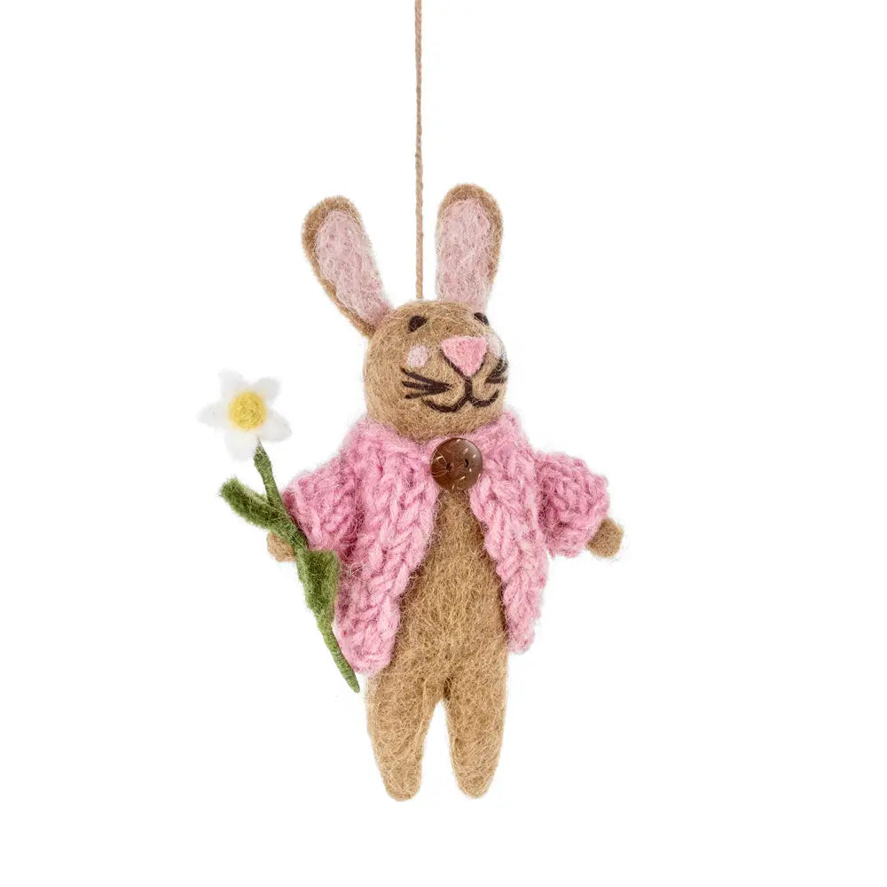 Handmade Felt Blossom the Bunny