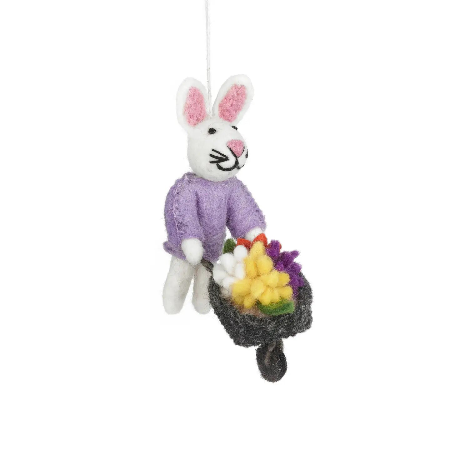 Handmade Felt Francesca the Floral Bunny