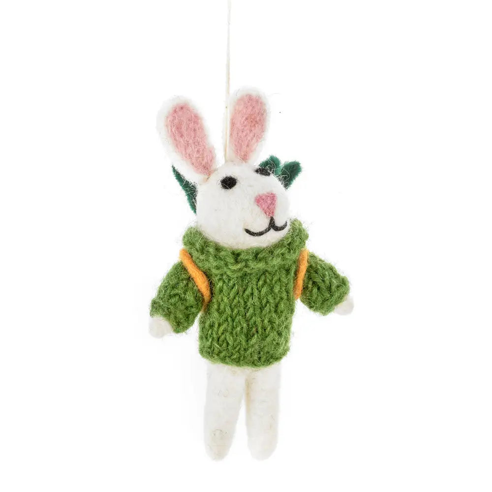 Handmade Felt Ronnie the Rabbit